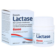 LACTASE 6,000 FCC capsules 60 pieces - $1,800.68 MXN