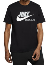 Nike Mens Black Grey Staten Island City Graphic Tee T-Shirt X-Large XL  8909-4 - £38.70 GBP