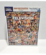 White Mountain 1000 piece Puzzle Television History Brand New and Sealed - $12.99