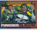 N) 1993 Skybox Marvel Comics Trading Card #163 Punisher vs Jigsaw - $1.97