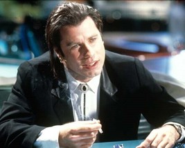 John Travolta smoking joint as Vince from Pulp Fiction 8x10 inch photo - £7.70 GBP