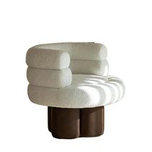 Scandinavian Modern Velvet Single Sofa Chair - £1,194.70 GBP