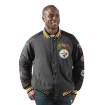 Pittsburgh Steelers Super Bowl Champions Home Team Varsity Commemorative Jacket - £72.37 GBP