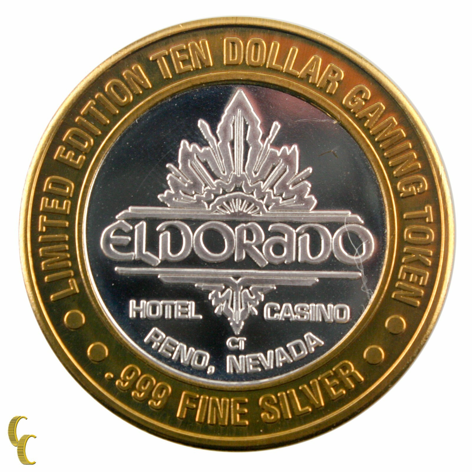 El Dorado Hotel & Casino Gaming Token .999 Silver Limited Edition-
show origi... Item image 2