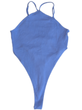 Wild Fable Womens Periwinkle Blue High Cut Halter Style Bodysuit Sz XL NWT - $18.80