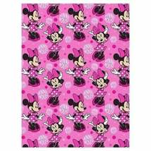 Minnie Mouse Twin/Full Silk Touch Blanket 60&quot; x 80&quot; - £21.86 GBP