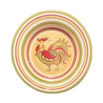 RAFEAL ROOSTER Hand Painted Salad Luncheon 4-Plates Tabletops Gallery Farmhouse - £28.13 GBP