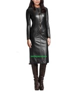Dress Leather Mini Bodycon Black Party Womens Wet Women Clubwear Short S... - $2,766.06 MXN