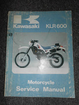 1984 Kawasaki KLR600 Servizio Riparazione Negozio Manuale OEM Fabbrica - £11.53 GBP