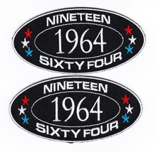 1964 SEW/IRON ON PATCH EMBROIDERED BADGE EMBLEM CHEVROLET FORD DODGE PON... - $12.50
