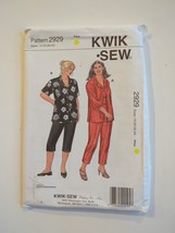 Kwik Sew 2929 Misses&#39; Pants and Shirts Sizes 1X - 4X UNCUT Sewing Pattern - £12.69 GBP