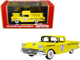 1958 Ford Ranchero Aircraft Maintenance Car Yellow Braniff International Airways - £86.78 GBP