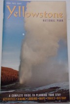 Vintage Yellowstone National Park Guide To Planning Your Stay Booklet 1998 - $3.99