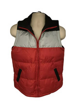 Cambridge Womens Colorblock Zip Up Puffer Vest Jacket Large 16/18 Pocket... - $24.74