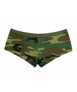 XL Womens Green BLANK WOODLAND CAMO BOOTY SHORTS Hunting Clothes Rothco ... - $170.87 MXN