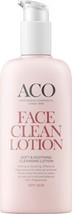 ACO Face Soft &amp; Soothing Cleansing Lotion with Vitamin E For Dry Skin 200ml - £19.57 GBP
