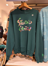NWT UNIQLO UT Studio Ghibli Totoro Green Graphic Long Sleeve Sweatshirt - £50.94 GBP