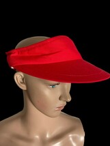 VTG Youngan Ya Visor Red Green White Visor Hat Strapback Terry Cloth Adj... - $206.79 MXN