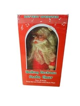 1983 Walking Electronic Musical Santa Christmas Figure in Box as is doesn&#39;t walk - £13.46 GBP