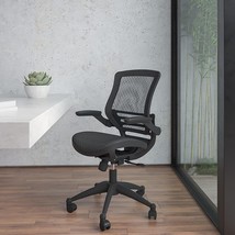 Flash Furniture Mid-Back Transparent Black Mesh Executive Swivel Office, Up Arms - £231.00 GBP