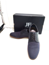 JF Ferrar Mens leather/Fabric Oxford  Dress Shoes Lace-up Size 10 1/2 New in Box - £66.06 GBP