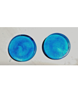 2 inch Translucent Blue Epoxy Resin Ear Gauges/Plugs Double Flared - $18.80