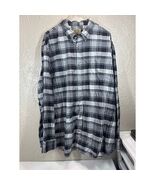 The Foundry Mens Comfort Stretch Button-Front Long Sleeve Plaid Shirt Si... - $24.95