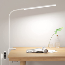 Lepro Desk Lamp with Clamp, LED Reading Lamp with 3 Color Modes 10 Brightness, D - £19.32 GBP