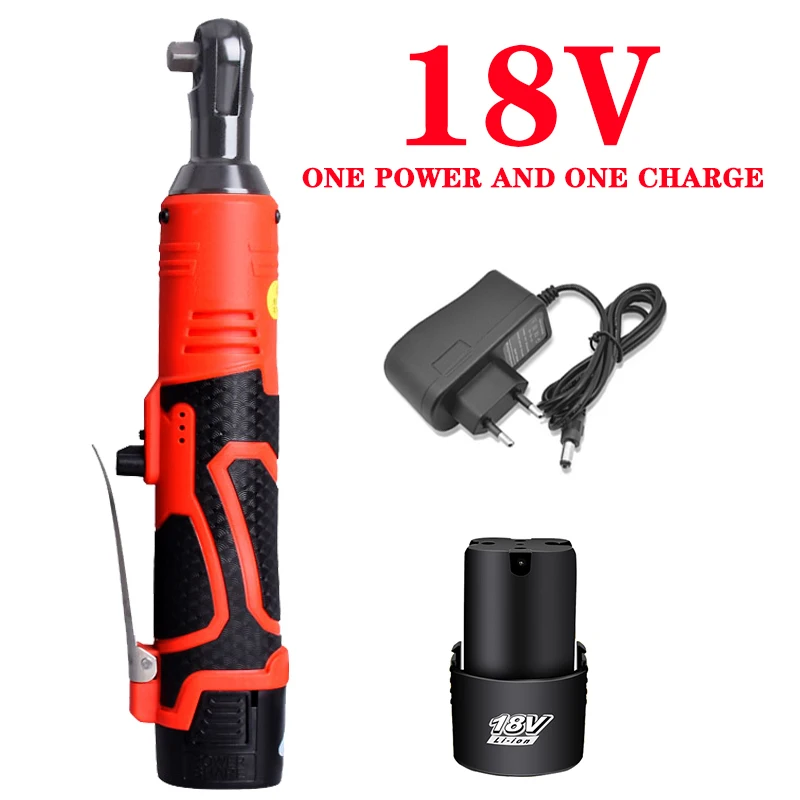 12V/18V Impact Wrench Cordless Rechargeable Electric Wrench 3/8 Inch Right Angle - £145.81 GBP