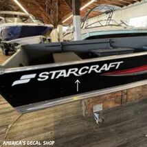 Starcraft Logo Boat Yacht Decals 2PC Set Vinyl High Quality New OEM Vint... - $29.45
