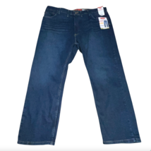 Wrangler 5-Star Premium Flex Dark Wash Denim Blue Jeans Mens Sz 46 x 30 ... - $24.99