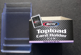 (3 Loose Holders) BCW 197pt Thick Card Top Loader Card Holder - £1.80 GBP