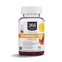 6/26 365 by Whole Foods Market, Probiotic + B12 Gummies 2 Billion CFU, A... - $14.84