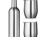 Wine Chiller Gift Set - Vacuum-Insulated Wine Bottle 750Ml &amp; Two Wine Tu... - $64.59