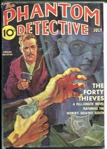 Phantom Detective 1970&#39;s-Hanos-reprint of July 1939 issue-pulp-FN - $36.38