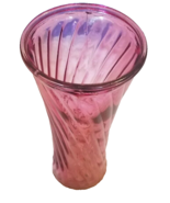 Easter / Wedding / Mothers-Valentines Day Pink Glass Vase 8&quot; Tall -NEW-S... - £12.54 GBP