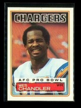 Vintage 1983 Topps Afc Pro Bowl Football Trading Card #373 Wes Chandler Chargers - £3.94 GBP