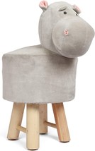 Georgia Contemporary Kids Hippo Ottoman, Gray - £61.42 GBP