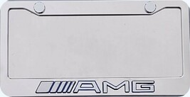 MERCEDES BENZ  AMG  3D STAINLESS STEEL  LICENSE FRAME - $529.08 MXN