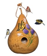 BUTTERFLY GOURD BIRDHOUSE - Amish Hand Painted Bird House USA - $73.49 CAD
