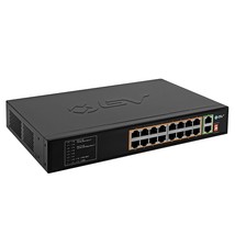 -Tech 18 Ports Long Range Poe+ Switch (16 Poe+ Ports | 2 Gigabit Ethernet Uplink - £113.41 GBP