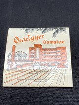 Vintage Matchbook Cover Outrigger Complex Lauderdale Florida Unstruck Mint KG - £9.38 GBP