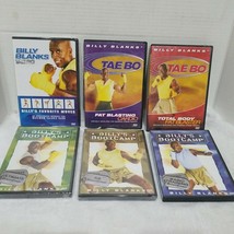 Lot of 6 Billy Blanks Tae Boo and Bootcamp  DVDs New - £13.93 GBP