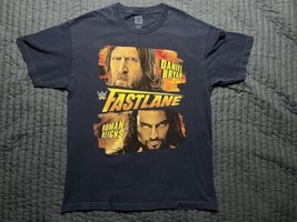 2015 WWE Fastlane Memphis TN T Shirt HHH Sting Dusty Rhodes Adult Large Blue - £15.57 GBP
