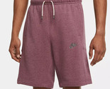 Nike Men&#39;s Sportswear Sport Essentials Semi-Brushed Shorts in Mulberry-L... - £23.65 GBP
