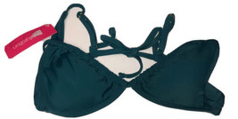 Xhilaration “Dark Green” Size M(4-6) Swimsuit Top W/ Tags - $9.38