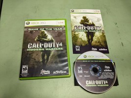 Call of Duty 4 Modern Warfare Microsoft XBox360 Complete in Box - £4.65 GBP