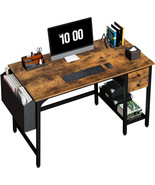 Computer Desk with Drawers - 40 Inch Work Small Desk for Bedroom Home Of... - €82,42 EUR
