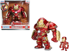 Hulkbuster 6.5&quot; and Iron Man 2.5&quot; Diecast Figurines Set of 2 pieces &quot;Ave... - $51.49