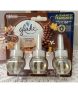 3Ct. GLADE Plugins Refills Cashmere Woods Scented Air Freshener - $13.49